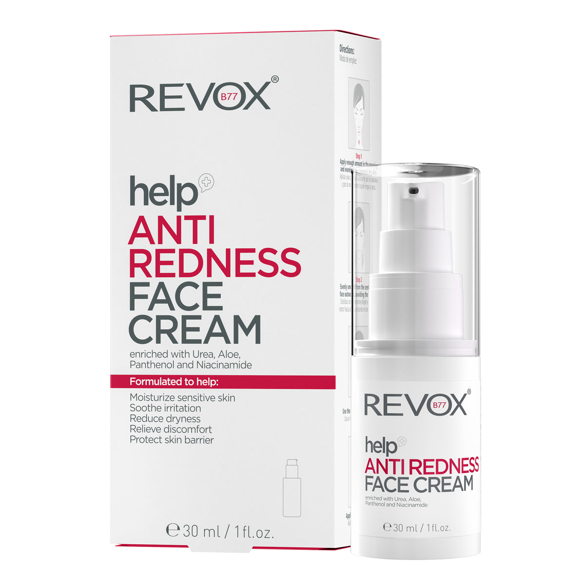 CREMA FACIAL ANTIROJECES HELP ANTI REDNESS FACE CREAM - OUTLET REVOX B77