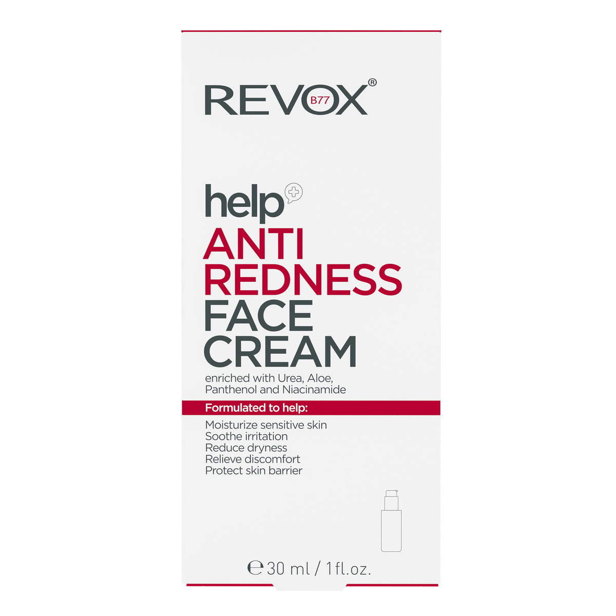 CREMA FACIAL ANTIROJECES HELP ANTI REDNESS FACE CREAM - OUTLET REVOX B77