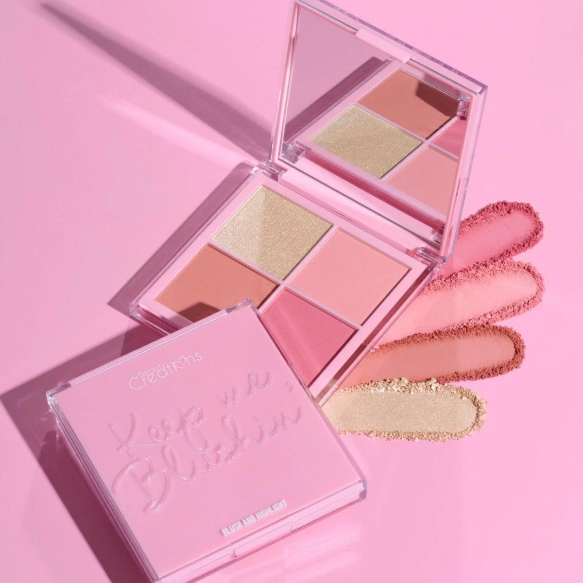 CUARTETO DE RUBORES KEEP ME BLUSHIN 24-7 - BEAUTY CREATIONS